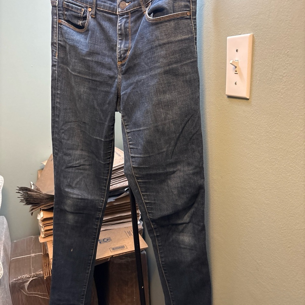 Banana Republic Men's Dark Blue Skinny Jeans